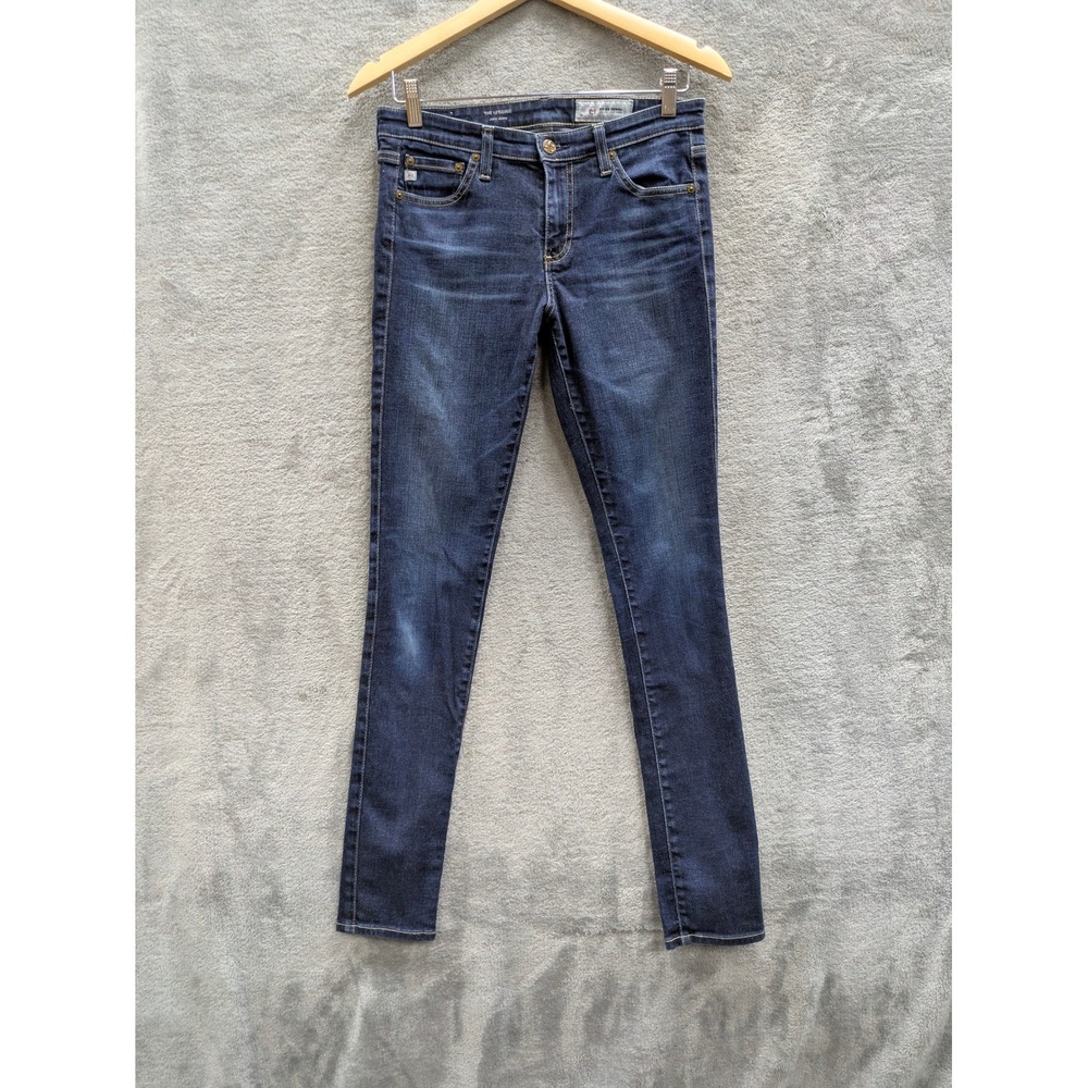 Minimalist‎ Super Skinny Jeans Womens 28R AG Adriano Goldschmied Dark Wash Denim